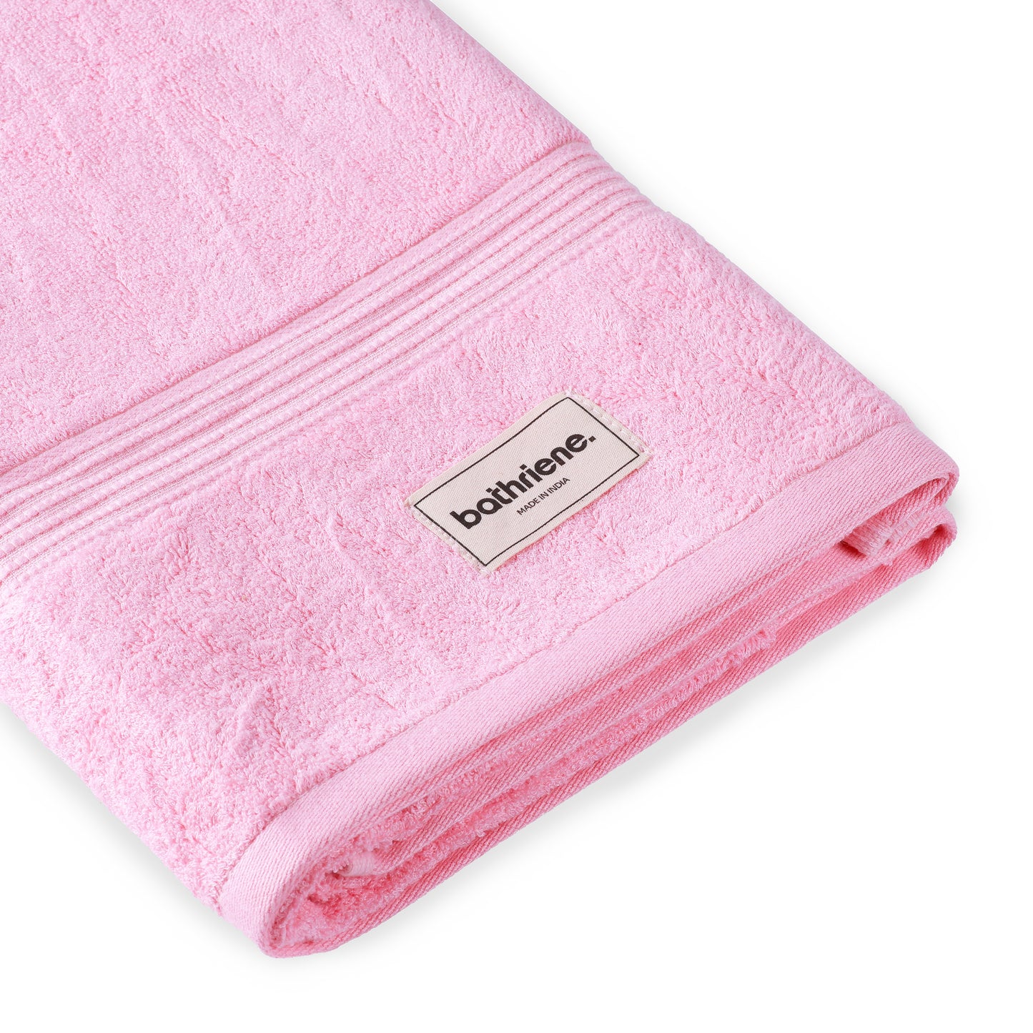 Bath Towel Set | 100% Bamboo | 600GSM | Plush Pink & Sunrise Yellow (Pack of 2)