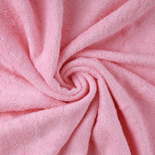 Bathriene 100% Bamboo Hand Towels | Plush Pink (Pack of 2) | 600 GSM | (40x60 cm)