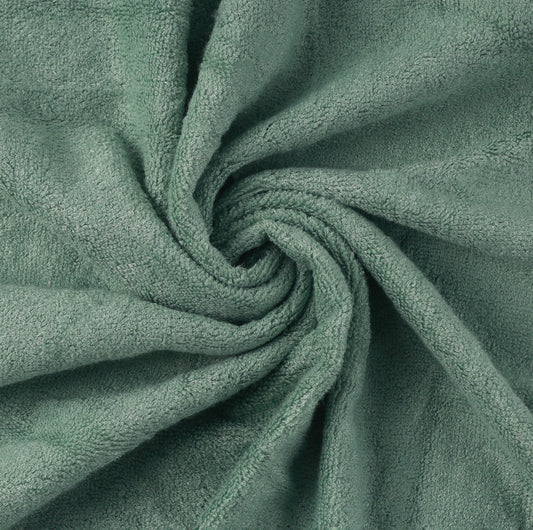 2 Hand Towel, 100% Bamboo, 600GSM, Garden Green and Sunrise Yellow