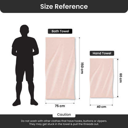 Bathriene 100% Bamboo Hand Towels (Pack of 2), 600 GSM, Sunrise Yellow (40x60 cm)